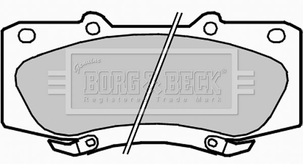 BORG & BECK Jarrupala, levyjarru BBP2286